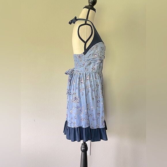 Women’s Olsenboye, Blue, Adjustable, 3-Way Strap, Knee-Length Dress. Size Large. - Picture 2 of 8